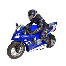 Load image into Gallery viewer, RC Mini Stunt Drift Motorcycle Model, 1/6 Scale 2.4GHz RC Dual-Motor Electric Two-Wheel Self-Balancing Motorcycle Model