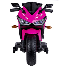 Load image into Gallery viewer, Kids Electric Motorcycle with Training Wheels, Light Wheels, Ride On Motorbike, Speed by Hand, Music Function, Max Load 66LB (Pink)