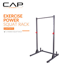Load image into Gallery viewer, CAP Barbell Power Rack with Pull Up Bar & Attachments - Carbon