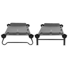 Load image into Gallery viewer, Disc-O-Bed XL Outdoor Modular 2 Person Double Camping Cot Portable Bed with 2 Height Options for Adults, Sleep Solution for Tents, Grey