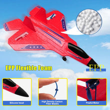 Load image into Gallery viewer, Fremego F-22 Raptor RC Plane 2.4GHz RC jet Fighter Toy Ready to Fly Remote Control Easy to Fly