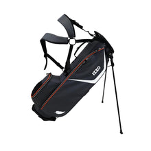 Load image into Gallery viewer, Izzo Golf Ultra-Lite Stand Golf Bag with Dual-Straps & Exclusive Features, Grey/Orange, 3.2 pounds