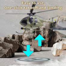 Load image into Gallery viewer, Remote Control Helicopter, C189 MD500 RC Helicopter Model, 1/28 Scale 4CH Single-Rotor Helicopter with 6-Axis Gyro and Brushless Motor (Black)