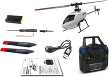 Load image into Gallery viewer, GoolRC C129 V2 RC Helicopter, 4 Channel Remote Control Helicopter with 6-Axis Gyro, 2.4Ghz RC Aircraft with 3D Flips, Altitude Hold, One Key Take Off/Landing for Adults and Beginners