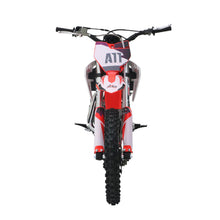 Load image into Gallery viewer, 125CC Dirt Bike Powered by ZONSEN Engine, 4-Speed Manual Clutch, Kick Start, Big 17“/14” Tires (Fully Assembly, White)