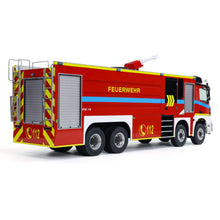 Load image into Gallery viewer, 1/14 8X4 RC Fire Fighting Truck Metal Chassis Two Speed Transmission Differential Lock on Axles Radio Control Fire Car Light