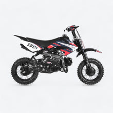 Load image into Gallery viewer, 110cc Dirt Bike for Kids - Semi Automatic Adult Mini Bike Gas Powered Motorcycle, Black