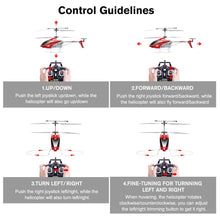 Load image into Gallery viewer, RC Helicopter, S39 Aircraft with 3.5 Channel, Bigger Size, Sturdy Alloy Material, Gyro Stabilizer and High & Low Speed -Red