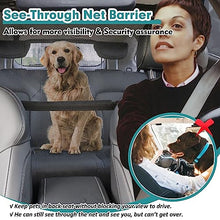 Load image into Gallery viewer, Dog Car Barrier Escape-Proof, 56" Wide Divider for 2nd 3rd Row Seats & Cargo Area, Durable Back Seat Gate Trunk Barrier with See Through Net Mesh for Trucks, Large SUV & Full Sized Vehicles