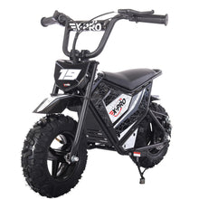Load image into Gallery viewer, X-PRO XP250E 250W 24V Electric Dirt Bike with Chain Drive! 6.5" Wheels! Rear Disc Brakes! (Black)