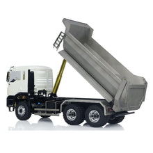 Load image into Gallery viewer, 1/14 6 * 6 Front Cylinder Hydraulic Dumper Truck Tipper RC Model 540 Motor Lock Servo Light Sound System Lesu Construction Vehicle
