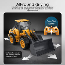 Load image into Gallery viewer, Remote Control Construction Bulldozer Toy, 1/16 RC Bulldozer Toys for Kids Age 3 4 5 6 7 8, RC Construction Truck Vehicle Toys