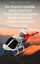 Load image into Gallery viewer, Helicopter Remote Control Multipurpose Helicopter 6-Axis Gyroscope High Suspension Barometer (Dual Battery Remote) Red Version