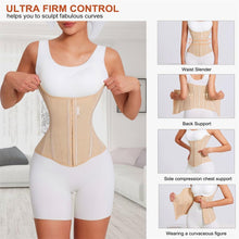 Load image into Gallery viewer, MISTHIN Waist Cincher Trimmer Belt Girdle Workout Shapewear r for Women (Nude, XX-Large)