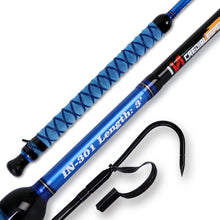 Load image into Gallery viewer, Fiblink Fishing Gaff Portable Fish Gaff with Stainless Steel Fishing Hook,Non-Slip Grip Handle and Fiberglass Shaft for Saltwater Offshore 3'/5'/6' (Length: 3')
