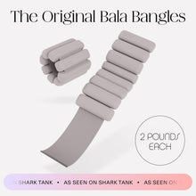 Load image into Gallery viewer, Bala Bangles Wrist & Ankle Weights for Women & Men - 2 lb Adjustable Weighted Bands -Heather