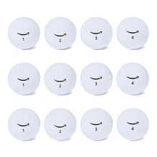Load image into Gallery viewer, Amazon Basics Core Soft Golf Balls, Low Compression, Side Stamp Alignment, 12-Pack, White