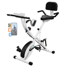 Load image into Gallery viewer, BARWING Folding Exercise Bike, Foldable Upright Stationary Bike for Home Gym, 350LB Capacity