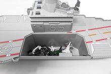 Load image into Gallery viewer, Toy Aircraft Carrier Submarine and Battleship Destroyer Combo with 8 Mini Fighter Jets