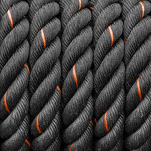 Load image into Gallery viewer, FORZA 30ft, 40ft and 50ft Battle Rope – 1.5ft & 2-inch-Thick, Premium Quality Weighted Gym Rope for Fitness, Strength Training, Crossfit and More (50ft, 1.5 inch)