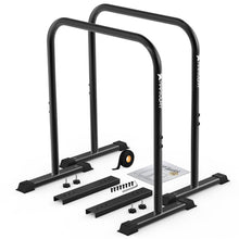 Load image into Gallery viewer, KAKICLAY 2026 Upgrade World's Best Strongest Premium Dip Bars - Matte Black