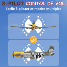 Load image into Gallery viewer, 4 Channel Remote Control Warbird RTF, Brushless Motor 6-axis Gyro 3 Flight Modes, Easy to Fly for Beginners Boys & Adults