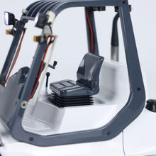 Load image into Gallery viewer, Metal 1/14 RC Hydraulic Forklift Wheeled Transfer Car Hydraulic System RTR Construction Vehicles Motor (White and Grey)