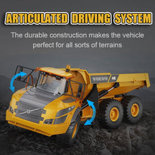 Load image into Gallery viewer, 1/20 Large 23IN Electric Remote Control Dump Truck A40G, 2.4G Simulated Acoustic-Optical RC Engineering Vehicle