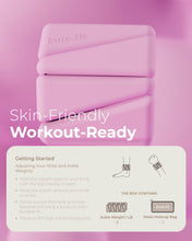 Load image into Gallery viewer, kure.fit Pilates Weight | Wrist & Ankle Weights for Women | Weighted Bangles | 1LB Set of 2 -Pink