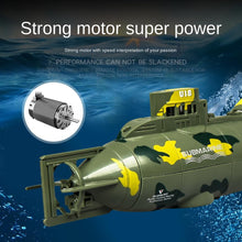 Load image into Gallery viewer, Mini Remote Control Submarine, 6-Channel Waterproof Electric Military Model, Water Diving Remote Control Toys, Fun Gifts