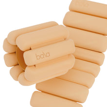 Load image into Gallery viewer, Bala Bangles Wrist & Ankle Weights for Women & Men - 1 lb Adjustable Weighted Bands - Sand