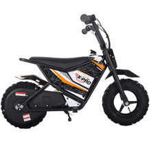 Load image into Gallery viewer, X-PRO XP250E 250W 24V Electric Dirt Bike with Chain Drive! 6.5" Wheels! Rear Disc Brakes! (Orange)
