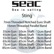 Load image into Gallery viewer, Seac Sting, Rubber Spearfishing Sling Speargun, Made in Italy, 55 cm