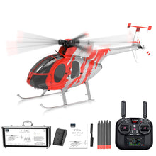 Load image into Gallery viewer, X-MechFun 1/16 Scale F119S MD500 LittleBirds RC Helicopter, 2.4G 9CH Flybarless Rotor Military Helicopter