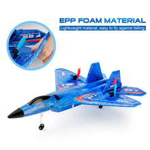 Load image into Gallery viewer, RC Plane, F22 RC Airplane Fighter Ready to Fly, 2.4Ghz 2 Channel Remote Control Plane, RC Airplanes Toy
