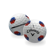 Load image into Gallery viewer, GolfBall Nut - 24 Recycled Golf Balls for Callaway Chromesoft Truvis Red Blue - Used Golf Balls Bulk Pristine 5A+ Condition – Includes Mesh Bag – 24-Pack, White