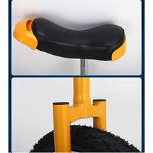 Load image into Gallery viewer, Unicycle, Adjustable Outdoor Unicycle with Alloy Rim, Balance Cycling Bikes Cycling Outdoor Sports Fitness Exercise | Yellow,20“