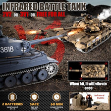 Load image into Gallery viewer, Supdex 1/16 RC Tank, Heng Long Russian T90 Army Toy with Smoke, Sound and Lights, 2.4G Remote Control Tank That Shoots