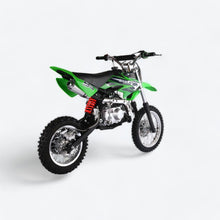 Load image into Gallery viewer, 125cc Dirt Bike for Kids - Manual Transmission Adult Mini Bike Gas Powered Motorcycle, Off-Road Pit Bike, Green