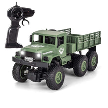 Load image into Gallery viewer, 50 Minutes Playing Time RC Military Truck, JJRC Q69 Off-Road Remote Control Car 2.4Ghz 4WD 1:18 Scale