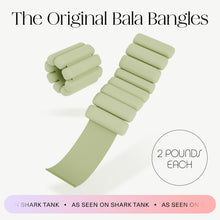 Load image into Gallery viewer, Bala Bangles Wrist & Ankle Weights for Women & Men - 2 lb Adjustable Weighted Bands - Sage