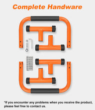 Load image into Gallery viewer, TABEKE Push Up Bar, 12" High Parallettes Bars & Dip Bar - Orange