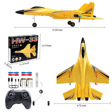 Load image into Gallery viewer, 2 Channel Remote Control Jet with Gyro Night Lights and 2 Batteries, Easy to Fly