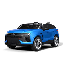 Load image into Gallery viewer, Baby Car 24V 2-Seater SUV Licensed Chevrolet Blazer Ride On Toy w/Parent Remote Control,4xSpring Suspension, Blue