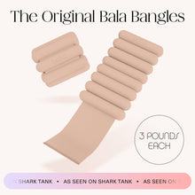 Load image into Gallery viewer, Bala Bangles Wrist & Ankle Weights for Women & Men - 3 lb Adjustable Weighted Bands - Sand
