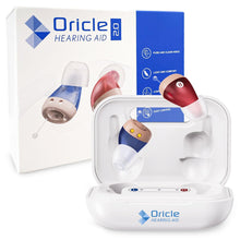 Load image into Gallery viewer, Oricle Standard 2.0 Hearing Aids for Seniors - Oricle Hearing Aids for Adults with Advanced Noise Cancellation - Easy Volume Control with Portable Charging Case