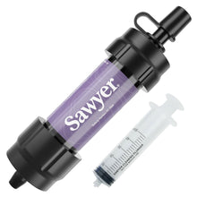 Load image into Gallery viewer, Sawyer Products SP350 Mini Water Filtration System, Filter and Cleaning Plunger only, Single, Purple, (Pack of 12)