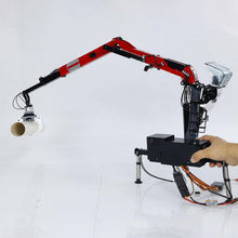 Load image into Gallery viewer, 1/14 RC Metal Hydraulic Timber Crane for Log Trailer Wood Tractor Truck Car LESU Construction Vehicle