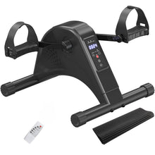 Load image into Gallery viewer, 12-Levels Mini Exercise Bike Under Desk - Black