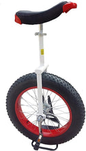 Load image into Gallery viewer, 24" Unicycle for Beginners & Adults (180-200cm), Heavy Duty with Mountain Tire & Alloy Rim, 330lbs Capacity